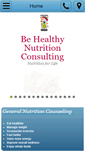 Mobile Screenshot of behealthynutritionconsulting.com